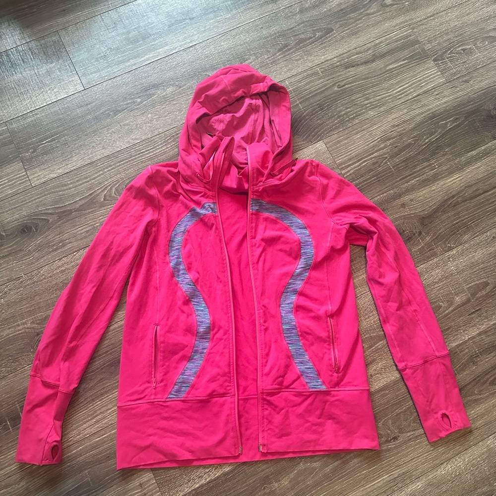 Women's Lululemon Pink Hooded Jacket